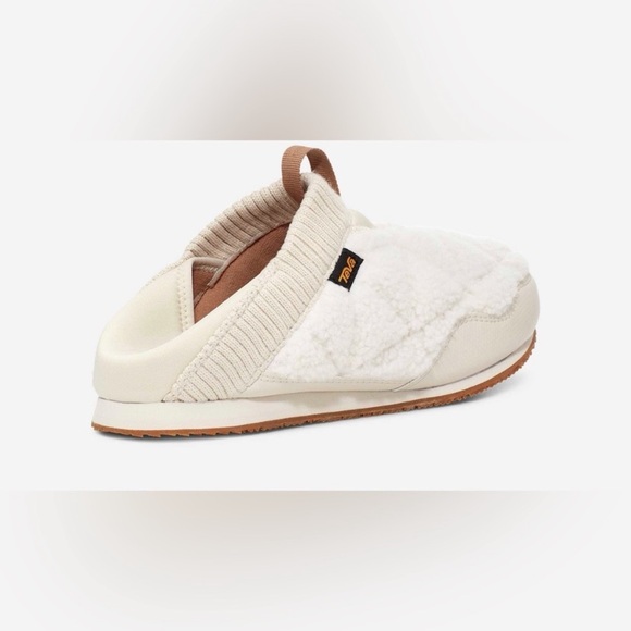 Teva ReEmber Cream Fleece Sherpa Women's Sneakers Slippers 9.5 - Picture 2 of 8